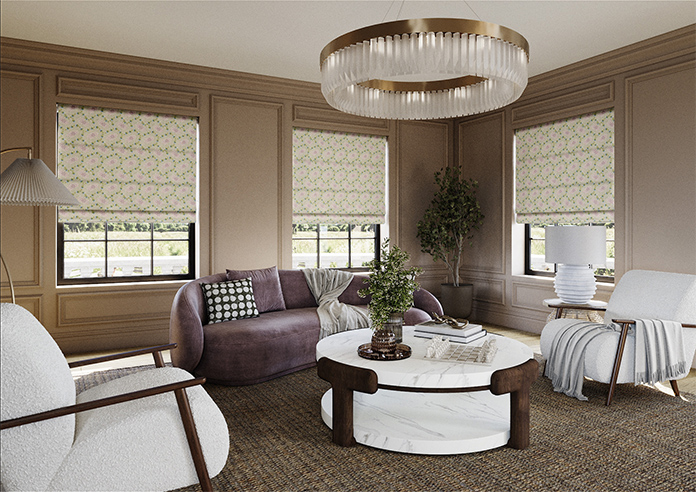 Land & Shore Lorie, Multi - Twist&Fit Roman Blind - Image 7